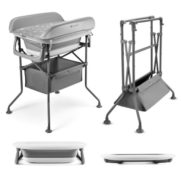 Kinderkraft Bubbly sklopivi stol za prematanje s kadicom - Grey