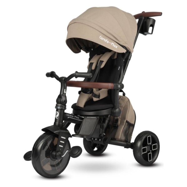 QPLAY tricikl comfo Max - coffee
