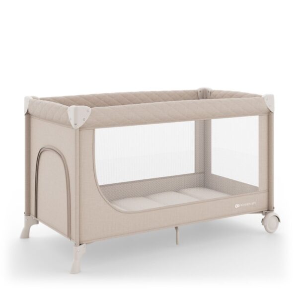 Kinderkraft Putni krevetić LEODY UP - Beige
