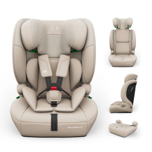 Kinderkraft autosjedalica Comfort Up 2 plus i-Size 9-36 kg (76-150 cm) bez Isofix-a - Beige