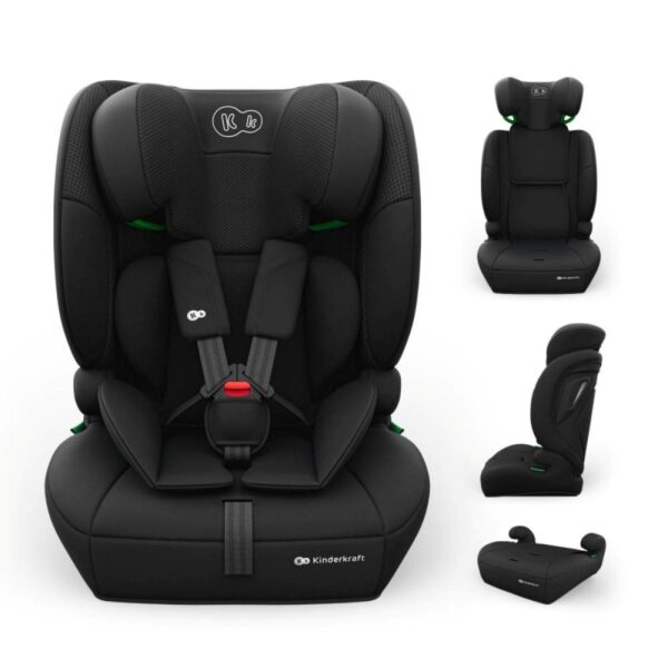 Kinderkraft autosjedalica Comfort Up 2 plus i-Size 9-36 kg (76-150 cm) bez Isofix-a - Black