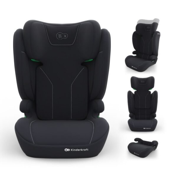 Kinderkraft autosjedalica I-Spark 2 Plus i-Size 15-36 kg (100-150 cm) bez Isofix-a - Black