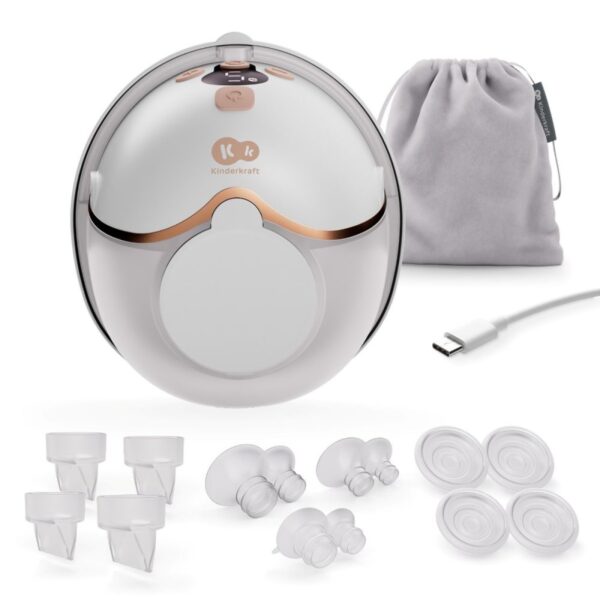Kinderkraft Električna izdajalica MAMAFLOW, hands free - Golden
