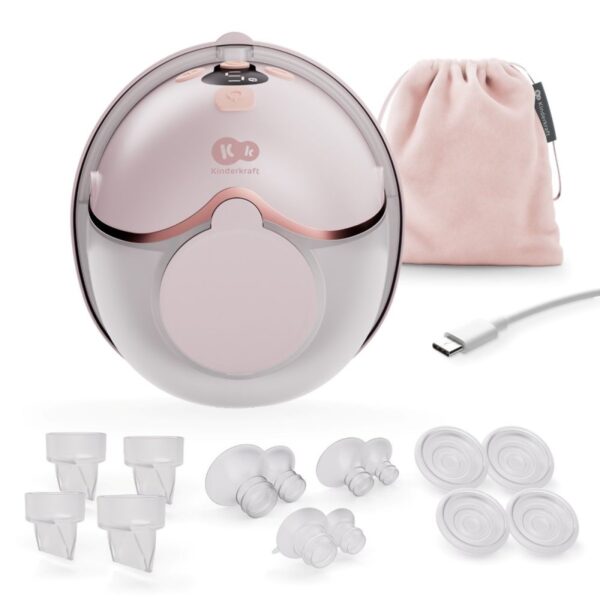 Kinderkraft Električna izdajalica MAMAFLOW, hands free - Pink