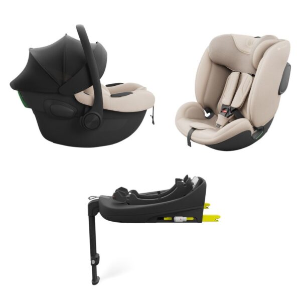 Kinderkraft ENDURA 3u1 Modular System (autosjedalice I-LITE + I-FIX ENDURA + baza ENDURA SAFE FX) - Beige