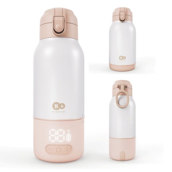 Kinderkraft GAJA prijenosni grijač - bočica/termosica s baterijom 500 ml - Beige
