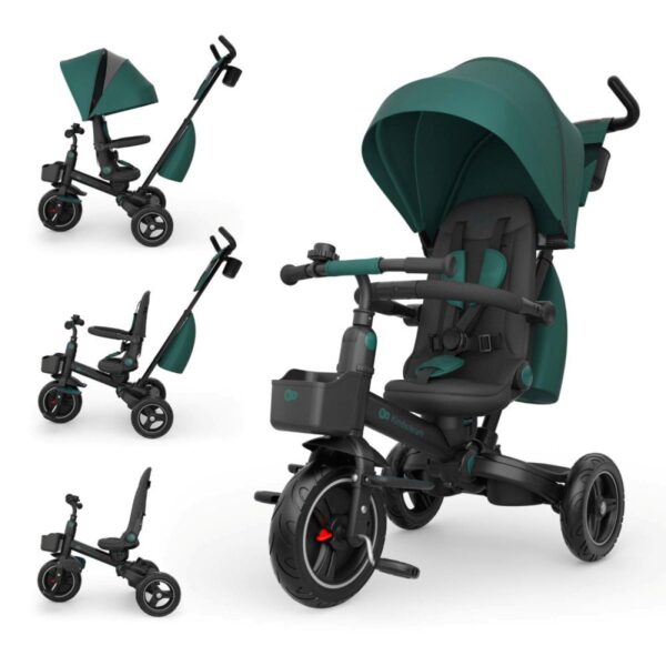Kinderkraft Tricikl SPINSTEP 2 PLUS - zeleni