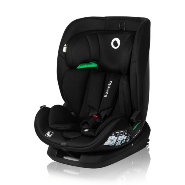 Lionelo autosjedalica Lavender i-Size 9-36 kg (76-150 cm) -Carbon Black