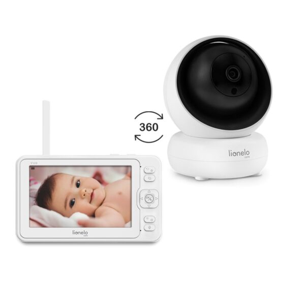 Lionelo baby monitor dvosmjerni Babyline 8.3 360 - White