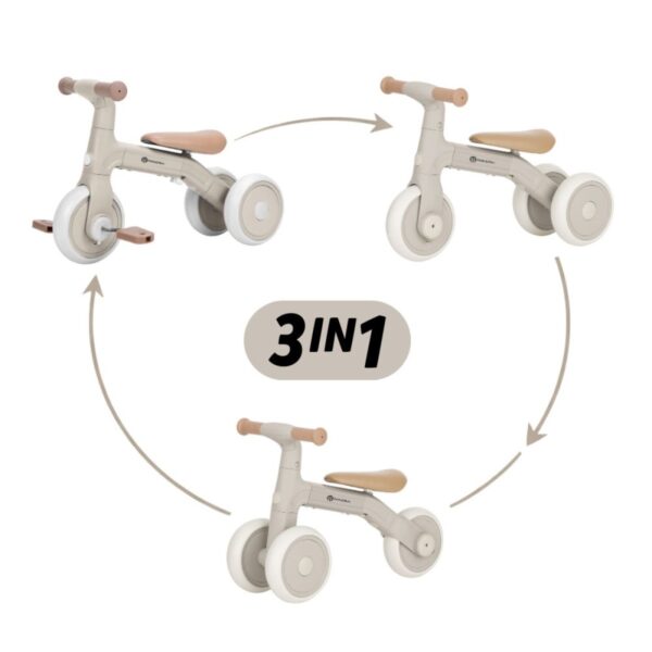 PETITE&MARS Balans bicikl Bingo 3 u 1 - Ivory White