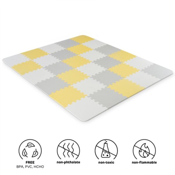 Kinderkraft puzzle LUNO oblici - Žute